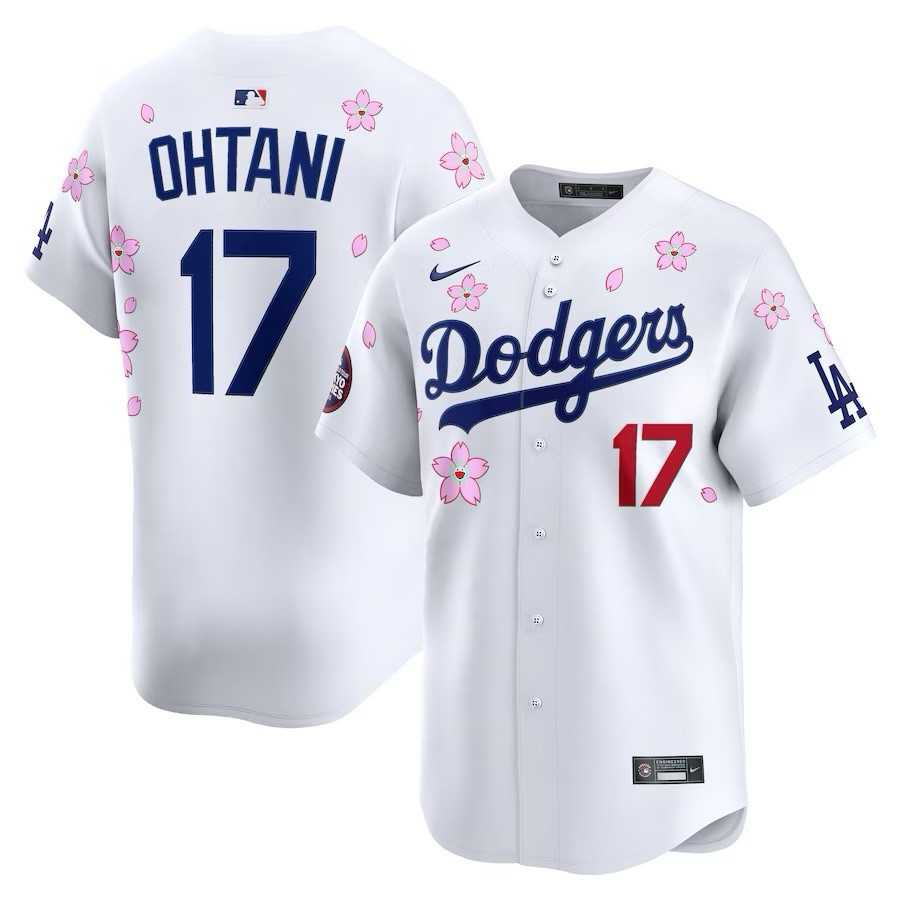 Men's Los Angeles Dodgers #17 Shohei Ohtani White 2025 MLB World Tour Tokyo Series Jersey Dzhi,We sell and wholesale Men's Los Angeles Dodgers #17 Shohei Ohtani White 2025 MLB World Tour Tokyo Series Jersey Dzhi on line form chian!